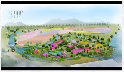 江西瑞昌廬山花海主題公園景觀節(jié)點設(shè)計_中藝盛景設(shè)計機構(gòu):從事園林景觀 .